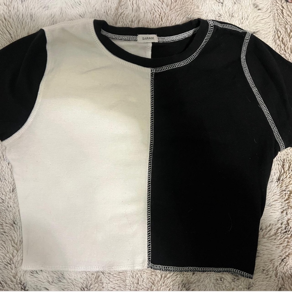 Garage Black and Crop Top